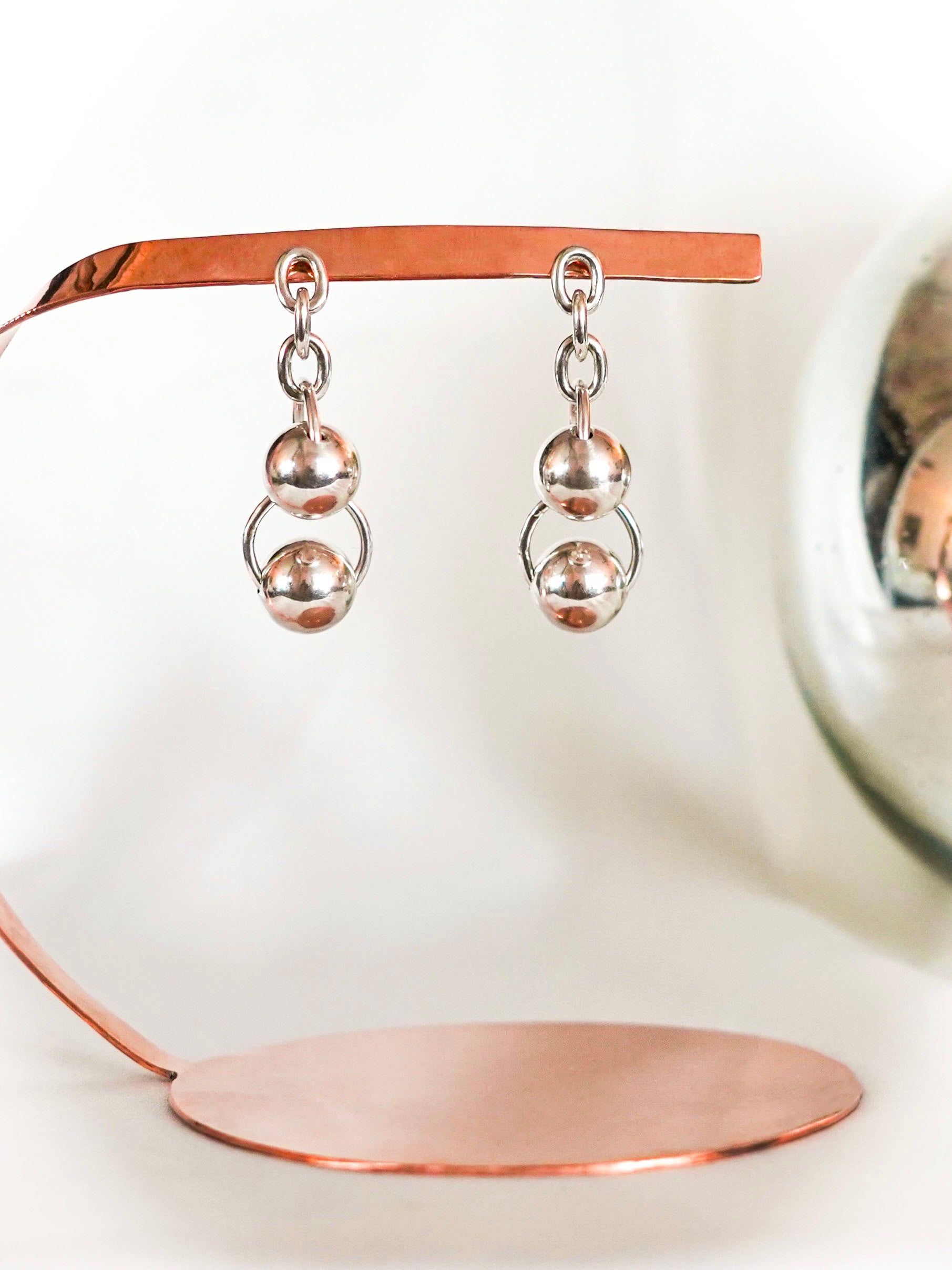 Mirror Ball Earrings I