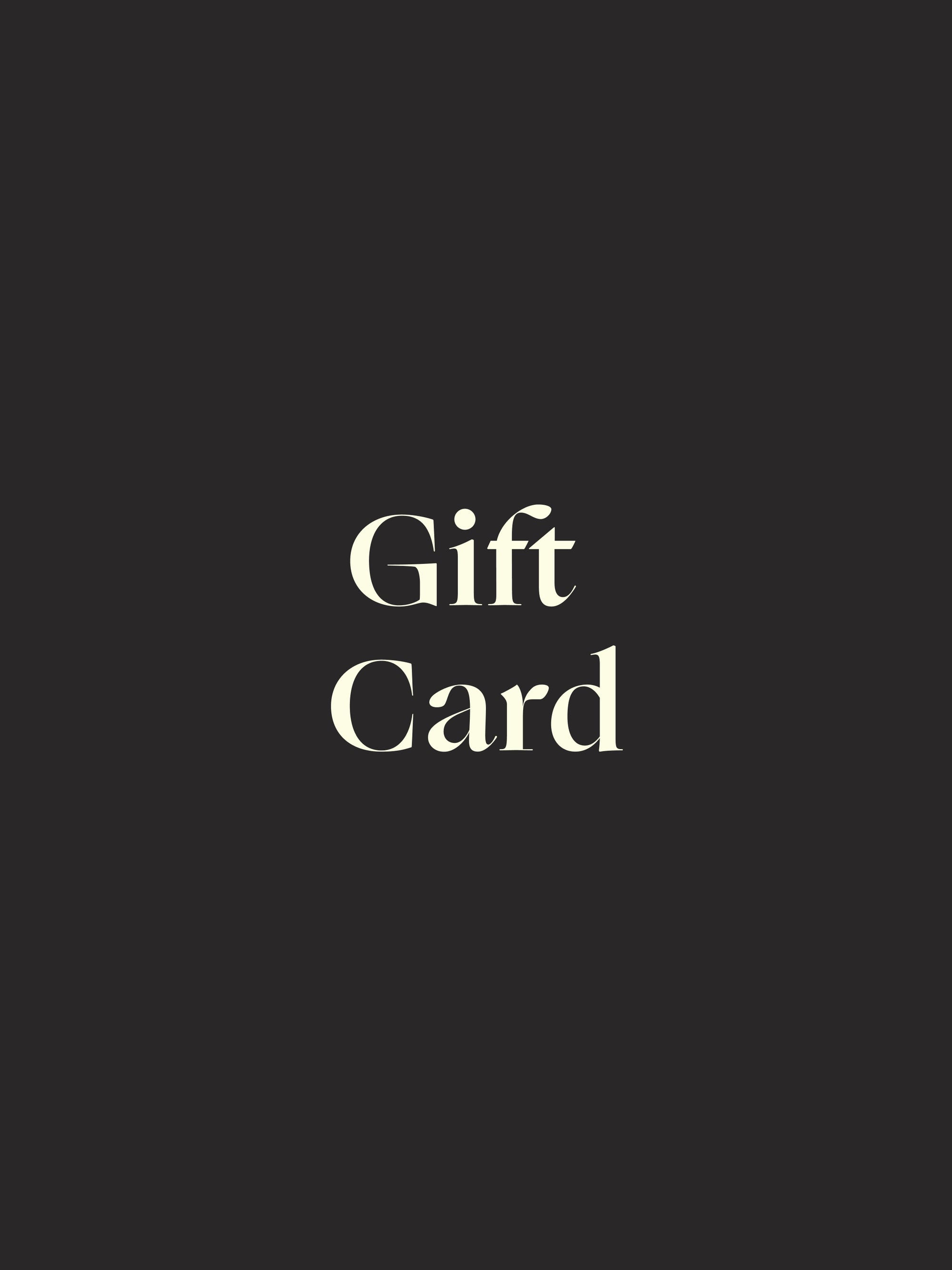 Lady Thunder Gift Card